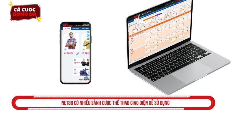 NET88 có nhiều sảnh cược thể thao giao diện dễ sử dụng